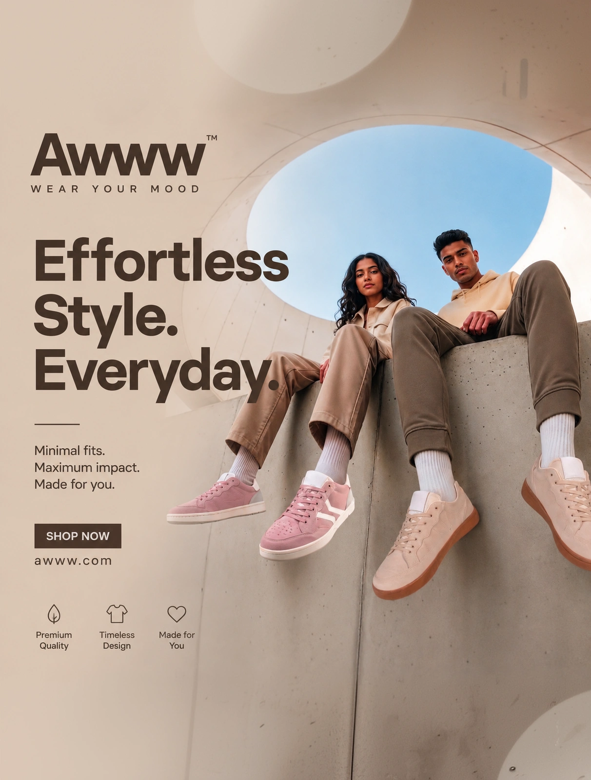 Awww Wear fashion story design